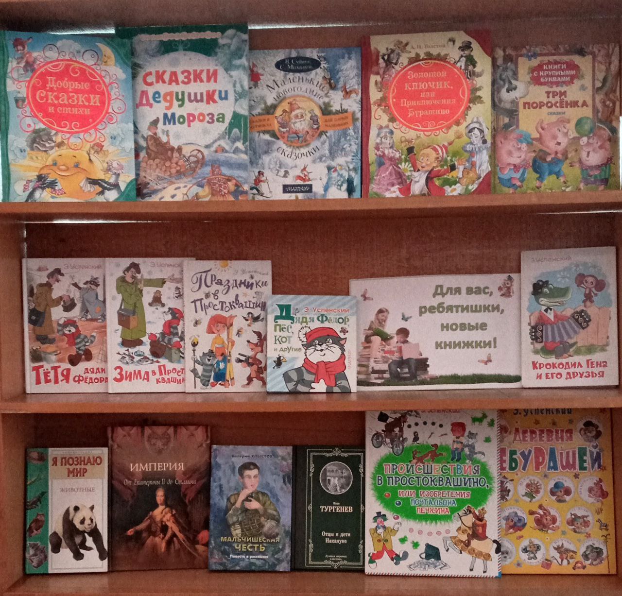 В Новой Каховке в городской библиотеке №2 организована выставка новых книг от шефов Рязанской области.