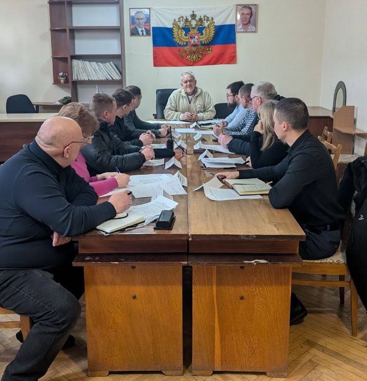 Заседание комиссии по безопасности дорожного движения в Новой Каховке.
