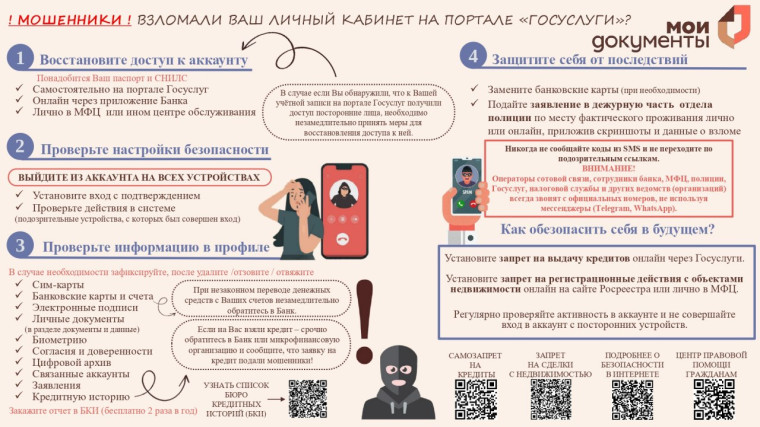 Что делать, если мошенники взломали аккаунт на портале «Госуслуги»?. Что делать, если мошенники взломали аккаунт на портале «Госуслуги»?.